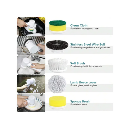 Donezo HydroSpin™ Cordless Electric Multi-Surface Scrubber