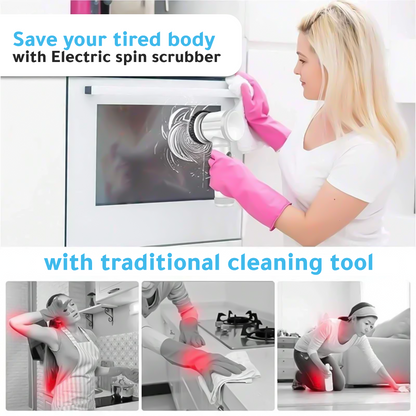 Donezo HydroSpin™ Cordless Electric Multi-Surface Scrubber